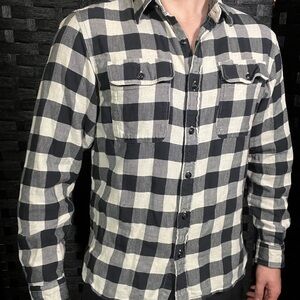 RRL Buffalo Checked Button Up